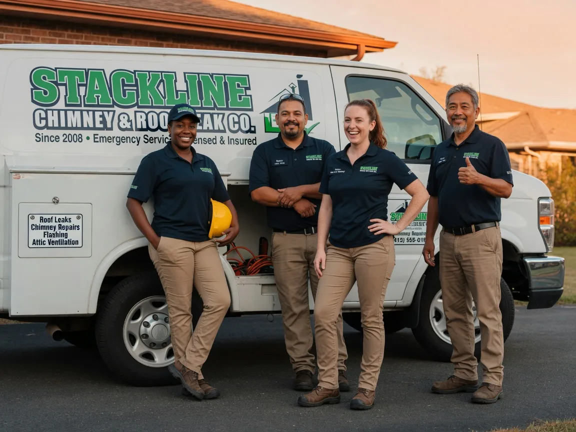 Chimney flashing repair company in New Waverly, IN